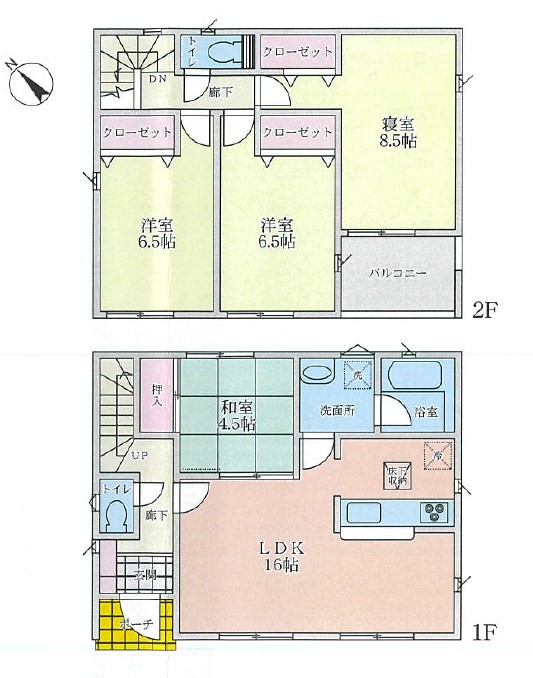 １号棟　間取り図